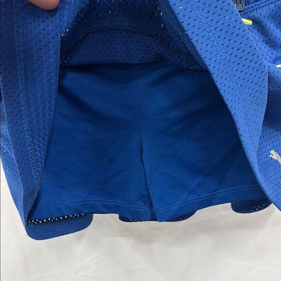 Puma Navy Skirt with Bright Yellow Trim - Picture 2 of 4